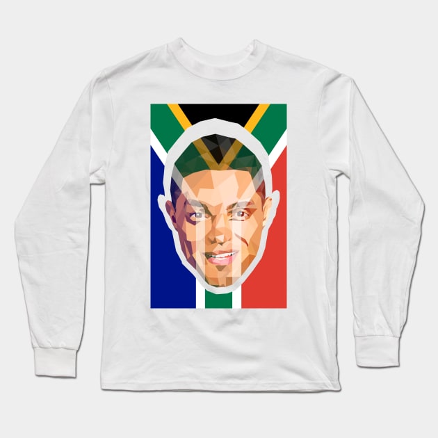 South African Comedian Long Sleeve T-Shirt by Worldengine